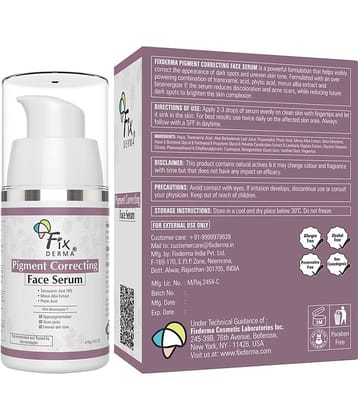 Fixderma 10% Tranexamic Acid Serum, Pigment Correcting Serum for Melasma & Hyperpigmentation, 15 g