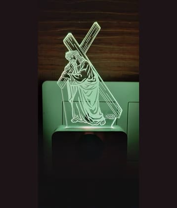 SUPER AJANTA - Multicolor Night Lamp ( Pack of 1 )
