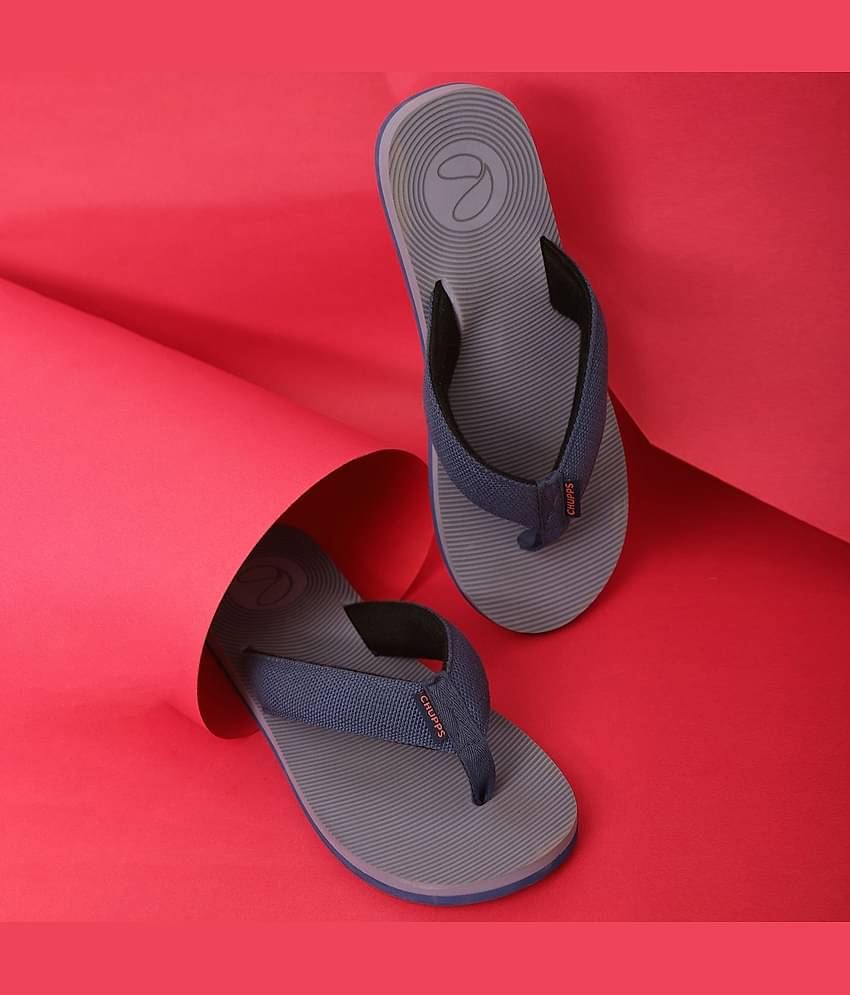 CHUPPS Purple Men's Slide Flip Flop