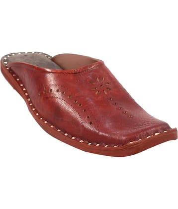 Anjaneya Creations Brown Men's Mule