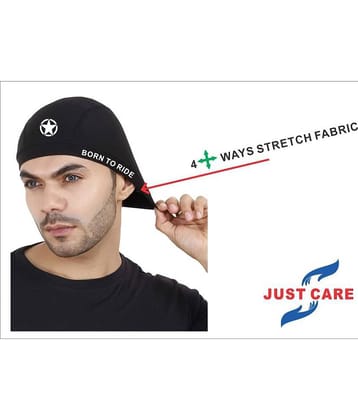 Just Care Unisex Cotton Helmet Skull Cap/topi for Men's,Women's & Kids Ears and Wicks Moisture