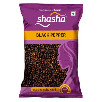 Shasha Whole Spices – Whole Kali Mirch 100g