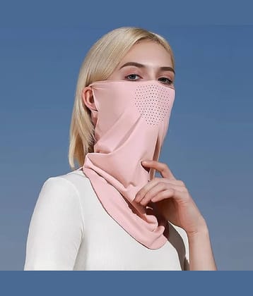 Breathable Ice Silk Outdoor Sports Mask - UV Protection, Quick Dry, Lightweight Face Cover