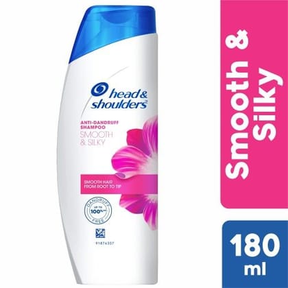 Head & Shoulders Anti Dandruff Shampoo Smooth & Silky, 180 ml