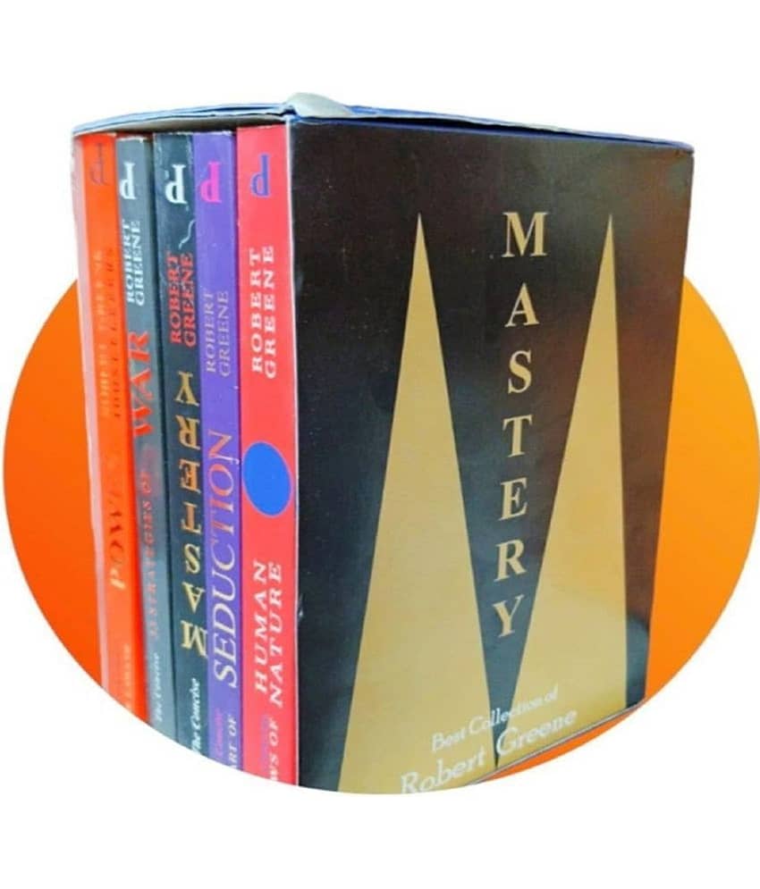 Robert Greene 5 Book Set Concise Power, Mastery, Seduction,WAR, human nature