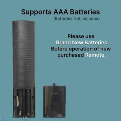 V3Deals Sansui/Haier/Acer Smart TV Remote Control Original for JSWY32GSHD JSW50GSUHD Models | No Voice Command | Match Each Button Before Purchase | Exactly Same Remote Will Work Only (Sansui New)