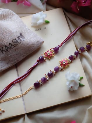 Lego Purple Rakhi-Lumba Set-Purple