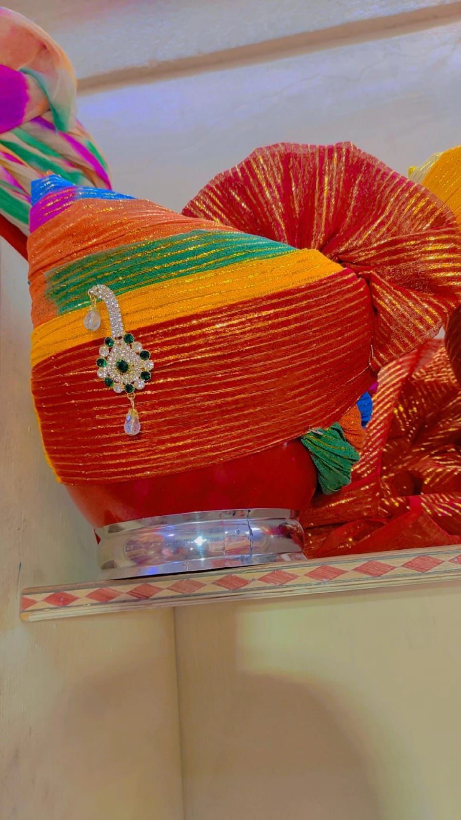 Jodhpuri Safa Kota Doria Panchranga Jari Tar