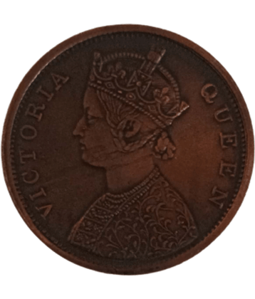 Hop n Shop - Rare Half Anna 1862 Victoria Queen 1 Numismatic Coins
