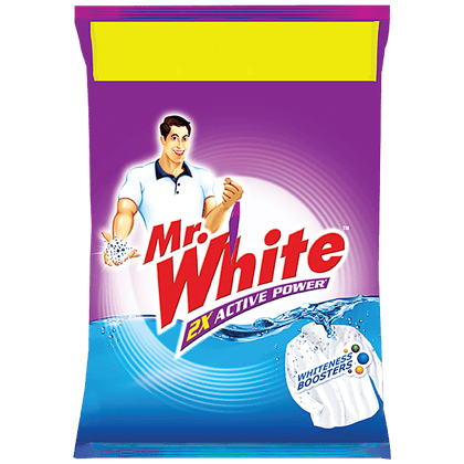 Mr. White Detergent Powder, 5 Kg Pouch