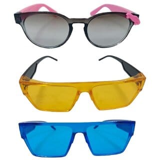 FOREVER 99 Kids Boy and Girls sunglasses U V protected goggles combo pack of 3 Fit age 2-10 year