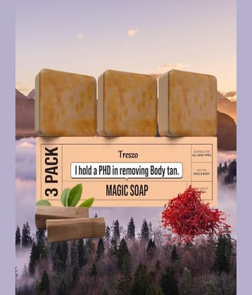 Treszo Beauty Gharr Magic Soap for All Skin Type ( Pack of 3 )