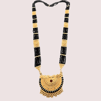 Traditional Gold Plated Pahadi Mangalsutra