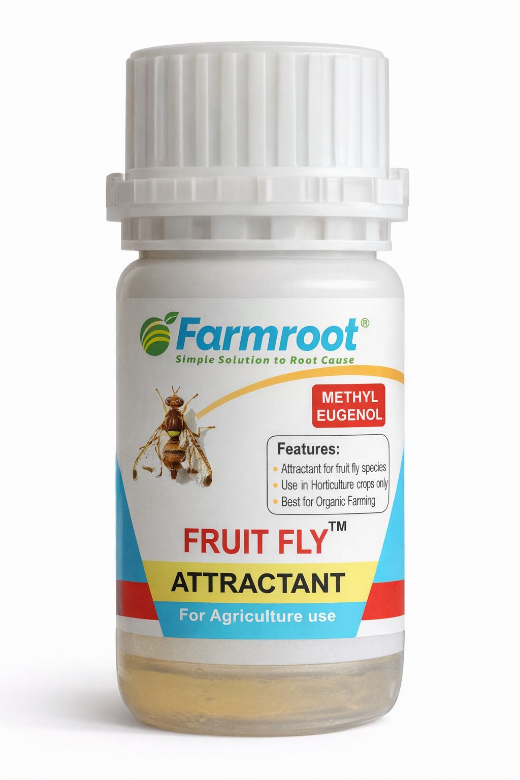 Farmroot Fruit Fly  Attractant (Methyl Eugenol) for Bactrocera Dorsalis 50ml (pack of 2)