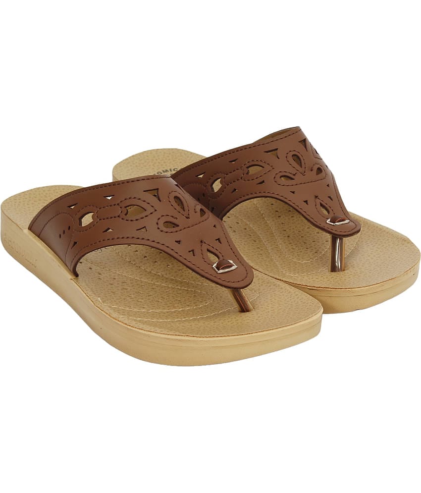 Aerowalk Brown Women's Flats