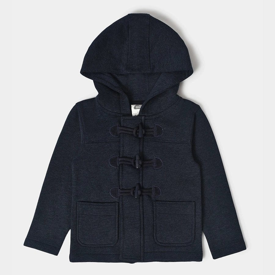 Misty Navy Blue Knitted Sweatshirt-12-18 M / Blue