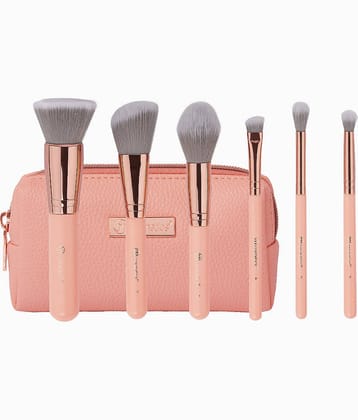 Lenon Petite Chic 6 Piece Synthetic Foundation Brush,Concealer Brush 6 Pcs 100 g
