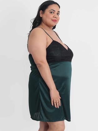 Plus Size Babydoll Bikini Dress for Honeymoon BB40Gb