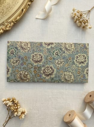 The Pistachio Bloom Envelope – Elegant Modern Money Envelope for Stylish Gifting
