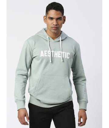 Aesthetic Nation - Mint Green Cotton Regular Fit Men's Sweatshirt ( Pack of 1 ) - None