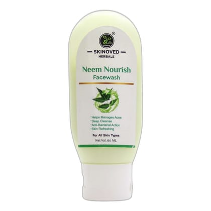 Skinoved Herbals Neem Nourish Face Wash 60 Ml