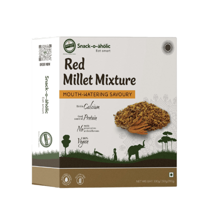Snack O aholic Red Millet Mixture - 100g