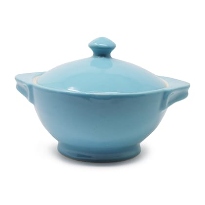 Ceramic Pot Casserole (950ml)-Sea Green Or Olive Green