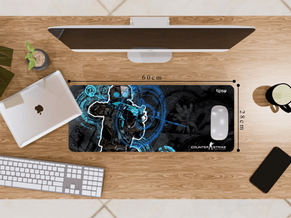 "COUNTER STRIKE" Gaming Mousepad- Elevate Your Gaming Experience-Medium (28CM x 60CM)