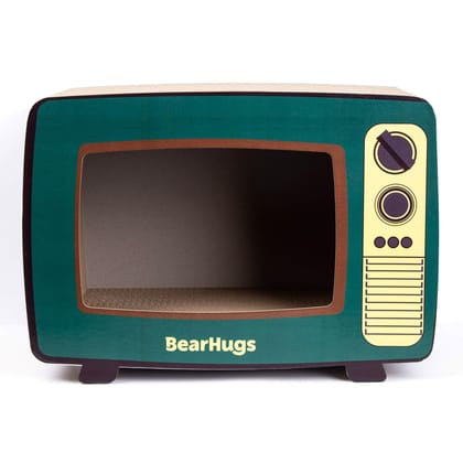 BearHugs Retro TV Shape Cat Scratcher