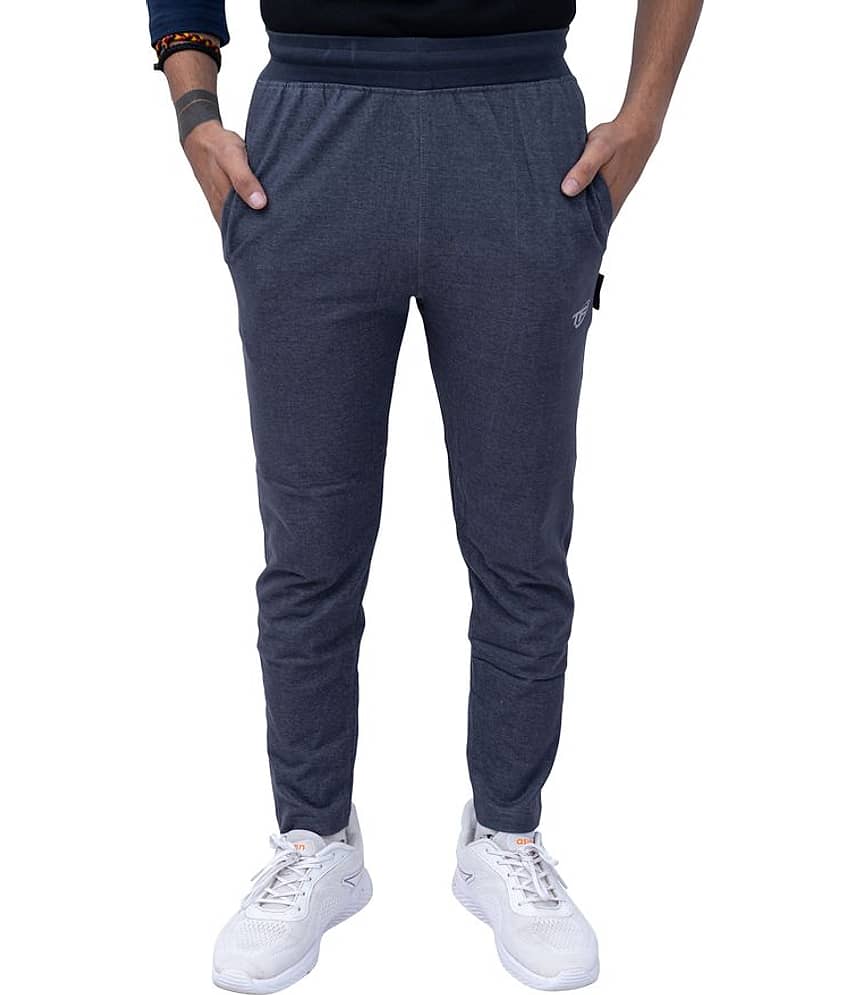 TF Grey Melange Cotton Blend Men's Sports Trackpants ( Pack of 1 )