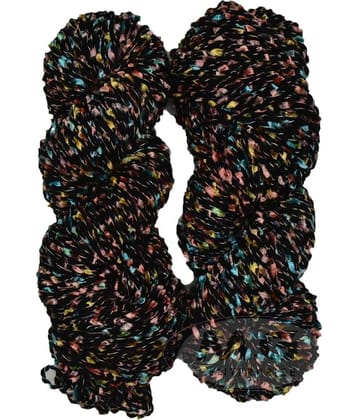 Yarn Mala Lachi  Black 200 gms Wool Hank Hand knitting wool- Art-ADAD