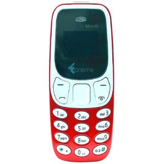 Oneme MINI10 (Dual Sim, 0.66  Inch Display, 800mAh Battery, Red)