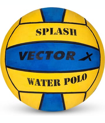 Vector X Water Polo ball 18 panel Size-5 Yellow-Blue