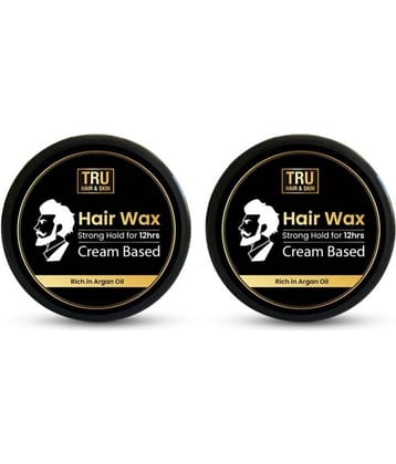 TRU HAIR & SKIN Hair Wax Cream For Men | Easy To Spread & Strong Hold For 12hrs (50gm Pack of 2)