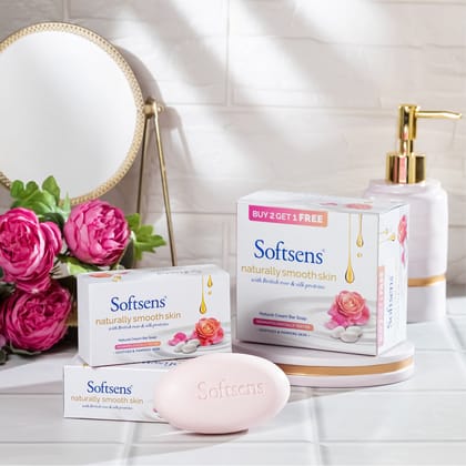 Naturally Smooth Skin Cream Bar Soap (100g x 3 Multipack) Naturally Smooth Skin Cream Bar Soap (100g x 3 Multipack) - Pack of 2