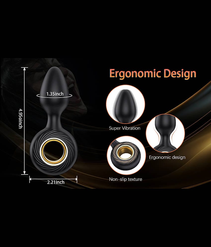 NAUGHTY TOYS PRESENT USB RECHARGEABLE 10 VIBRATION ANAL PLUG PROSTATE MASSAGER FOR MEN AND WOMEN BY KAMAHOUSE