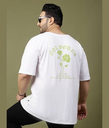 Rigo Pack of 1 Cotton Oversized Fit Men's T-Shirt ( Off White )