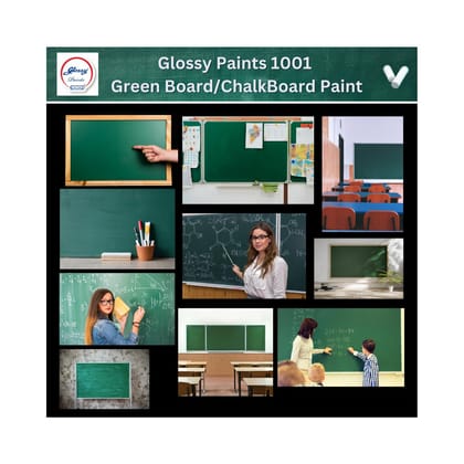 1001 ChalkBoard Paint | Dead Matt Finish | Ideal For School, College, ClassRoom, kids Room | Lead Free | Writable/Erasable (Green 500 ML) 1001 ChalkBoard Paint | Dead Matt Finish | Ideal For School, College, ClassRoom, kids Room | Lead Free | Writable/Erasable (Green 500 ML)