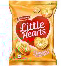 BRITANNIA LITTLE HEARTS CLASSIC BISCUITS 75G