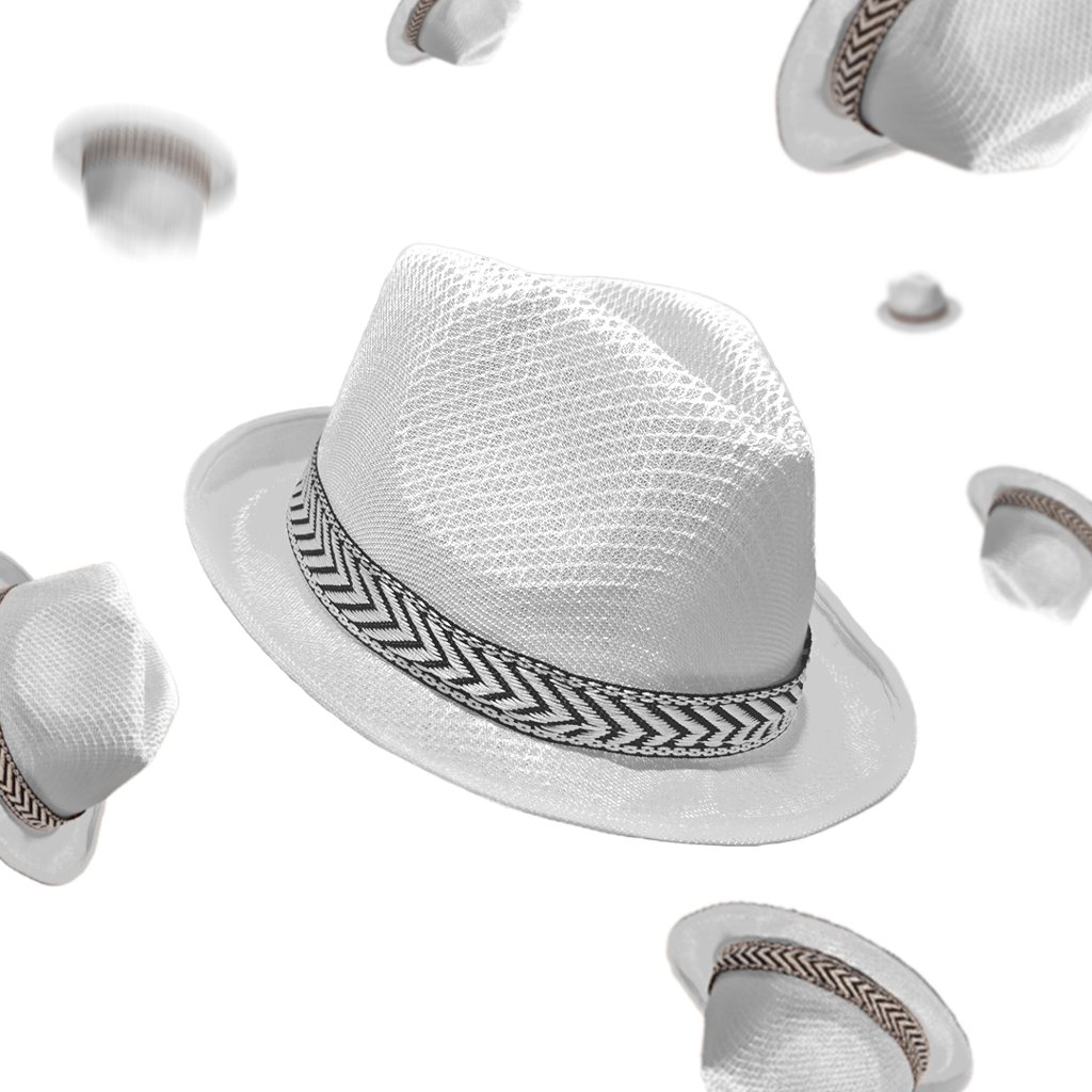 Fedora Hat White