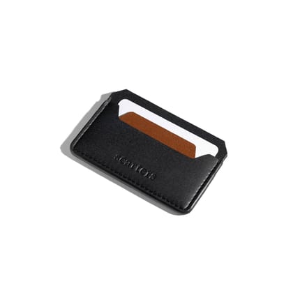 Abundance | Minimalist Card Wallet - Black