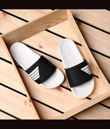 Magnolia White Men's Slide Flip Flop