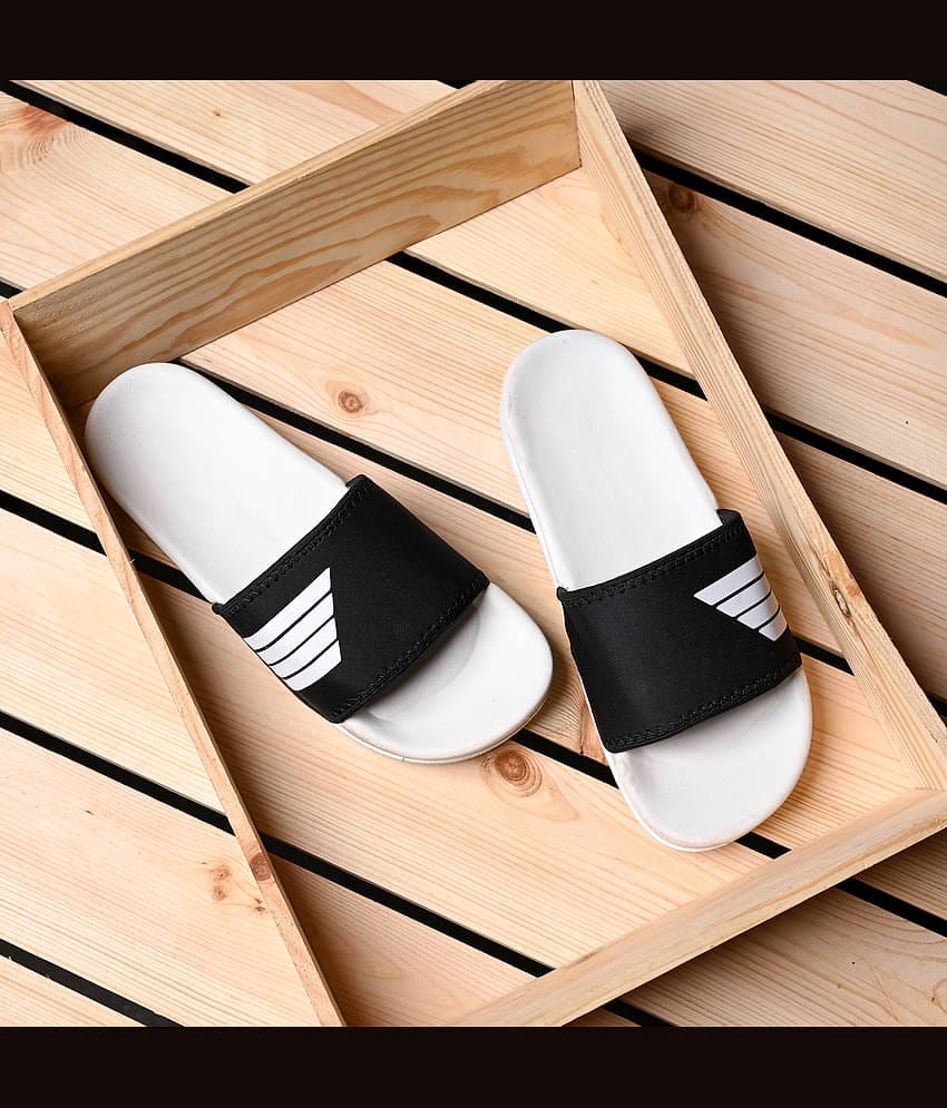 Magnolia White Men's Slide Flip Flop