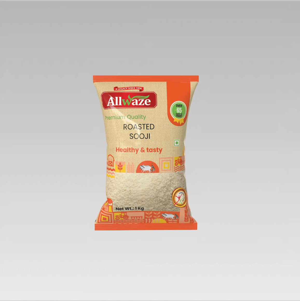 Allwaze SOOJI Roasted 1kilogram