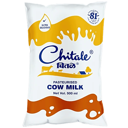 Chitale Pasteurised Full Cream Milk 500 ml