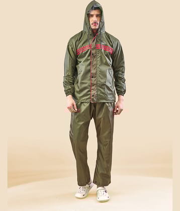 lux venus Khaki Polyester Men's Rain Suit ( Pack of 1 )