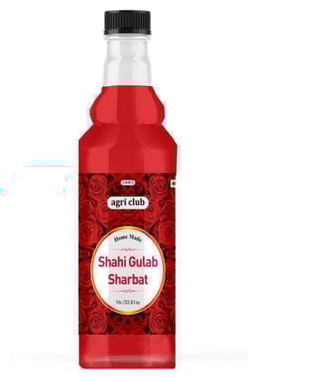 AGRI CLUB Shahi Gulab Sharbat 1 L