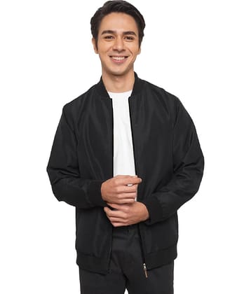 Leotude Cotton Blend Men's Casual Jacket - Black ( Pack of 1 )