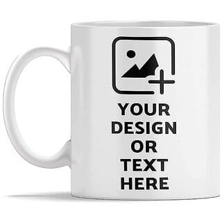 Customized Photo Mug for Special Moments  Personalised White Ceramic Coffee Cup with Picture, Name, or Message  Ideal Gift for Anniversary, Birthday, Corporate Gifting  325ml