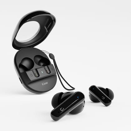 iGear Astro iG-1029 Wireless Earbuds Stylish HiFi Audio with 40-Hour Playtime (Black)